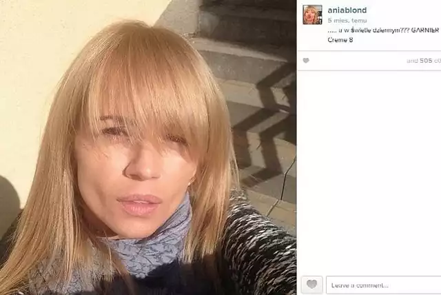 Anna Przybylska (fot. screen z Instagram.com)