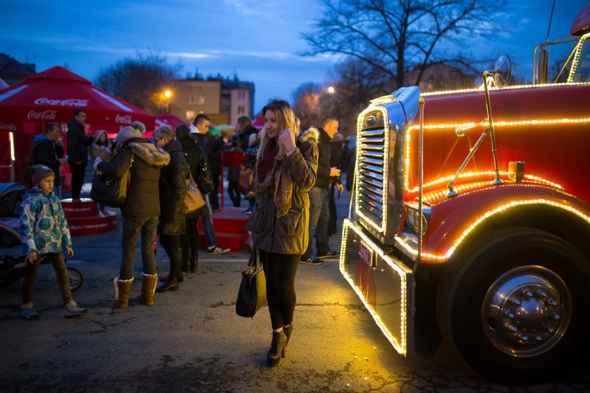 Ciężarówka Coca-Coli przyciągnęła tysiące tarnowian