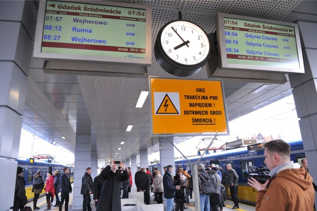 Otwarcie przystanku SKM Śródmieście w Gdańsku