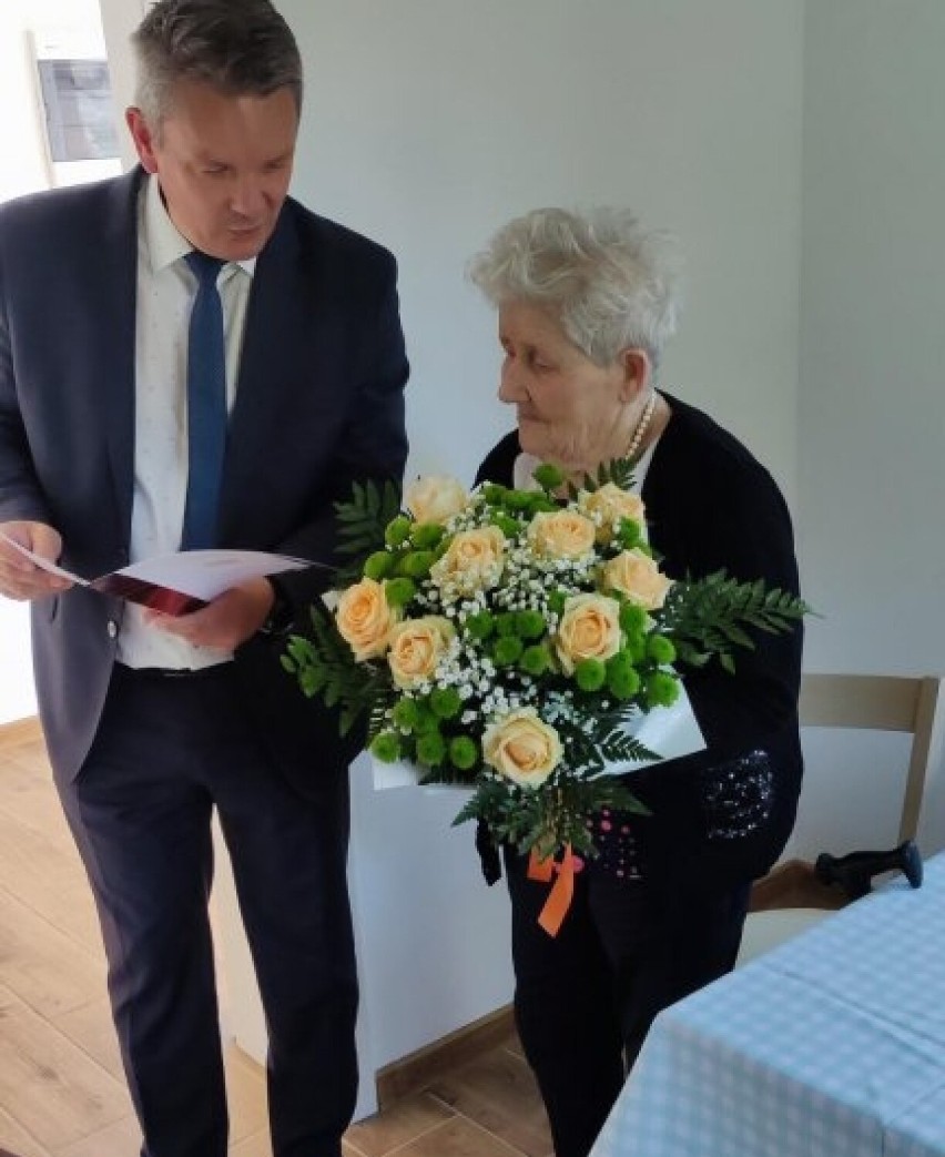 Pani Joanna z Bachórca koło Dubiecka w powiecie przemyskim obchodziła 100. rocznicę urodzin