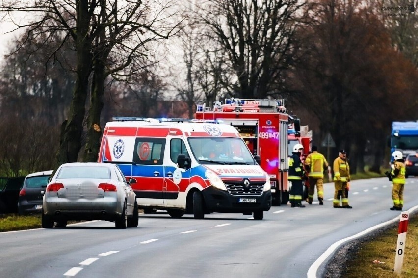 Wypadek na drodze krajowej nr 55 między Malborkiem a Nowym...