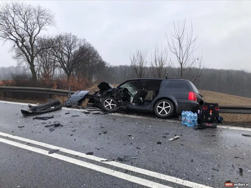 Tragiczny wypadek na DK45 na trasie Racibórz - Opole....