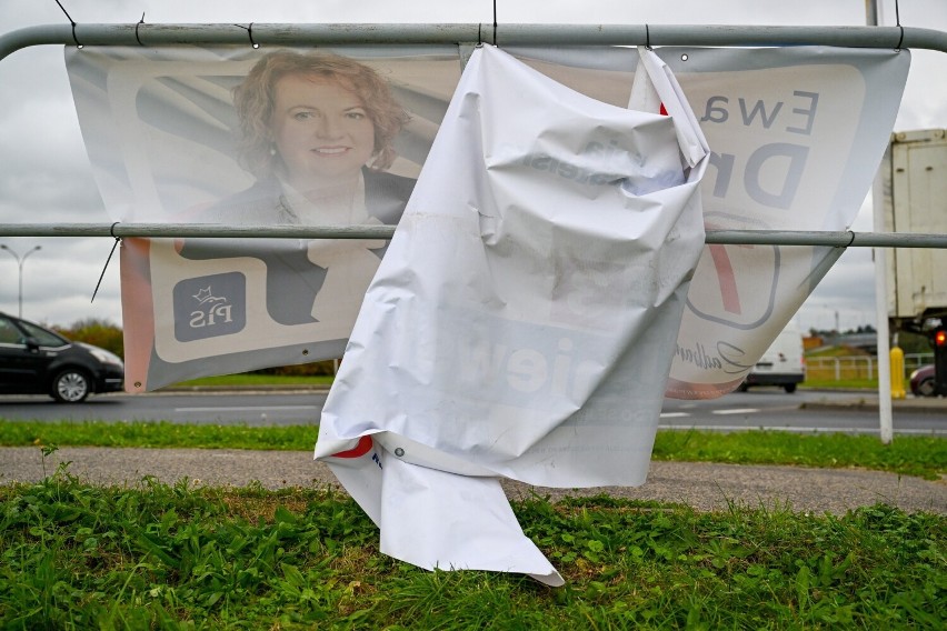 Plakaty wyborcze na ulicach Rzeszowa.