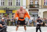 Zawody strongman w Kaliszu. Siłacze rywalizowali na Głównym Rynku [FOTO]