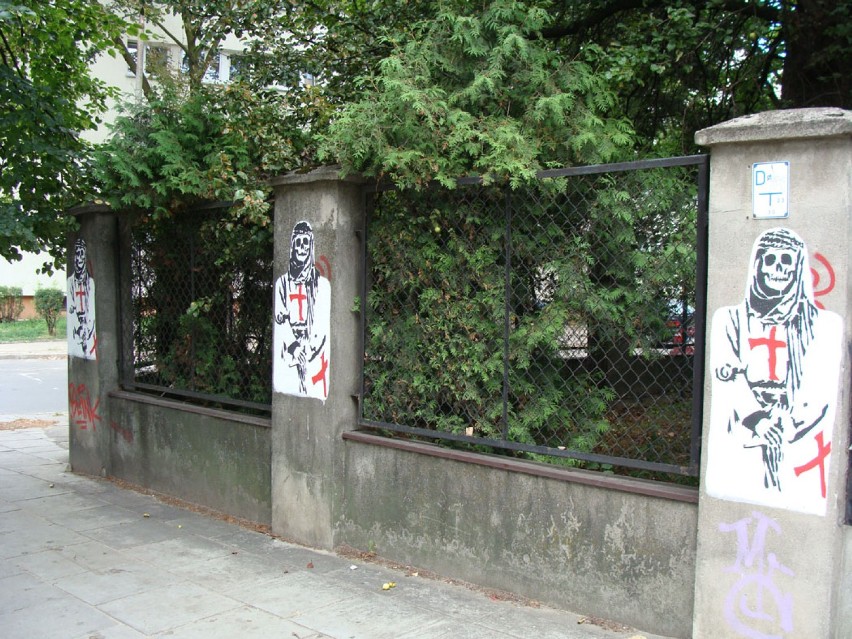 Mural na Srebrzyńskiej 21 w Łodzi