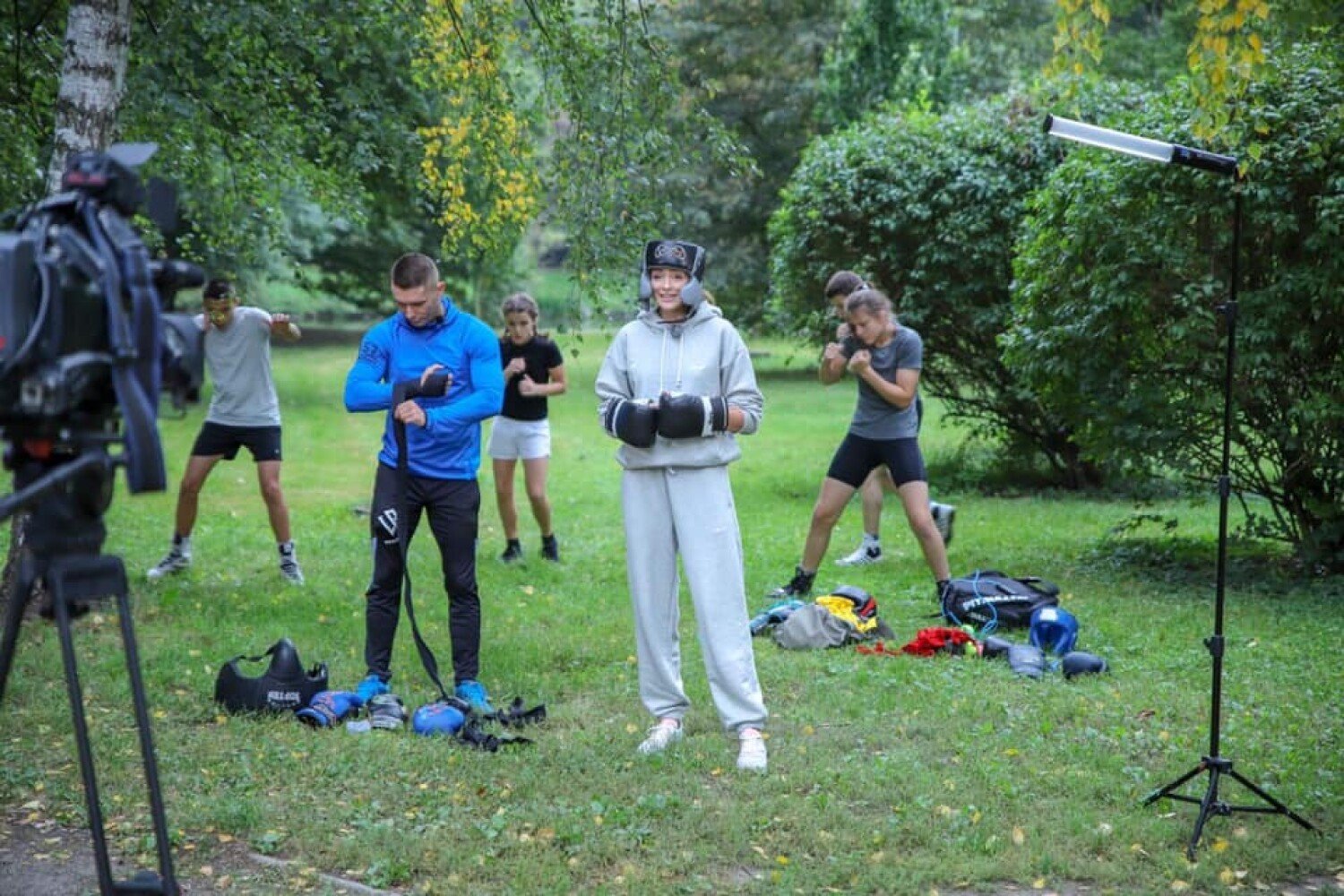Września: Ciekawostka: TVN odwiedziło Park Dzieci Wrzesińskich [FOTO
