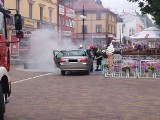 Chełm: Na miejskim deptaku płonął samochód