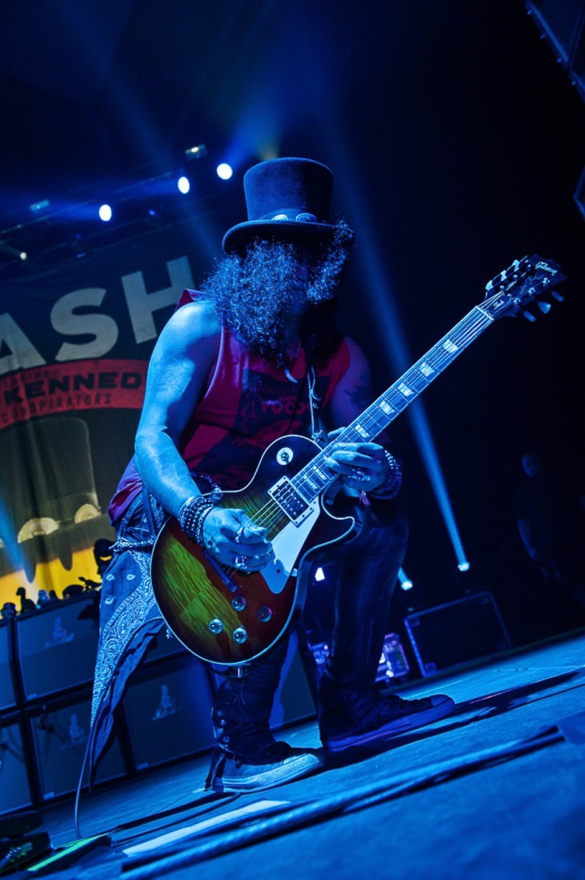 Slash zagrał w Atlas Arenie. Legendy rocka na scenie razem z...