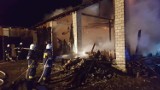 Pożar stodoły w Przyłęku w gminie Paradyż [ZDJĘCIA]