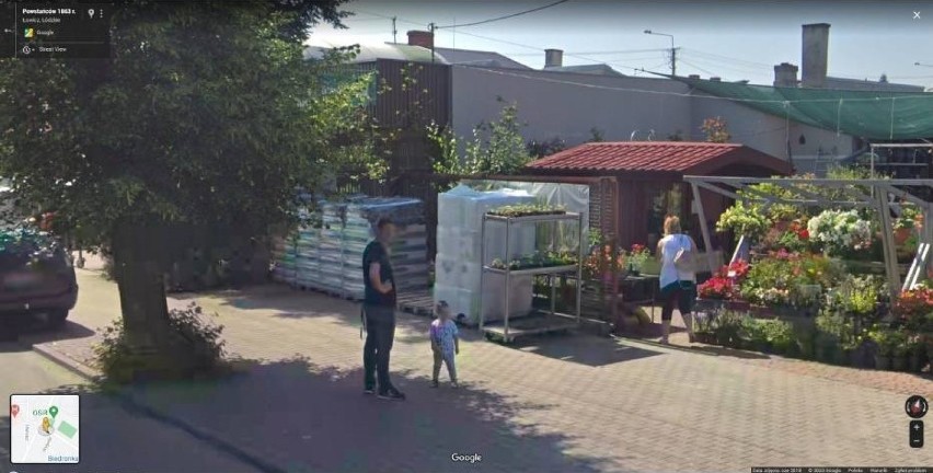 Łowicz w Google Street Wiev. Mieszkańcy Przedmieścia i okolic w obiektywie kamer.