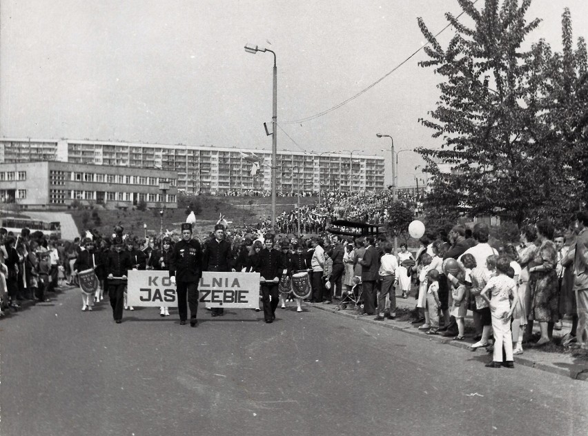 Jastrzębie-Zdrój: Pochody Majowe w latach 70-siatych