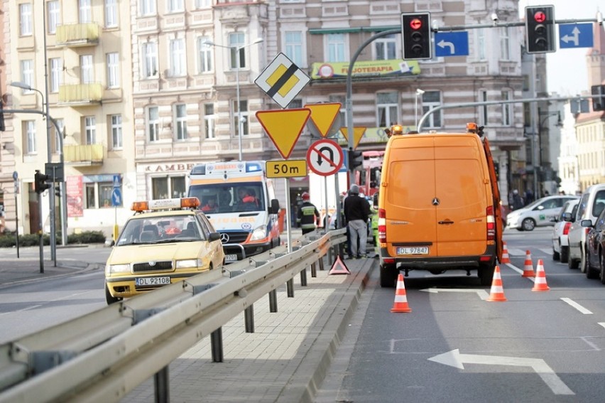 Wypadek na ulicy Wrocławskiej w Legnicy [ZDJĘCIA]