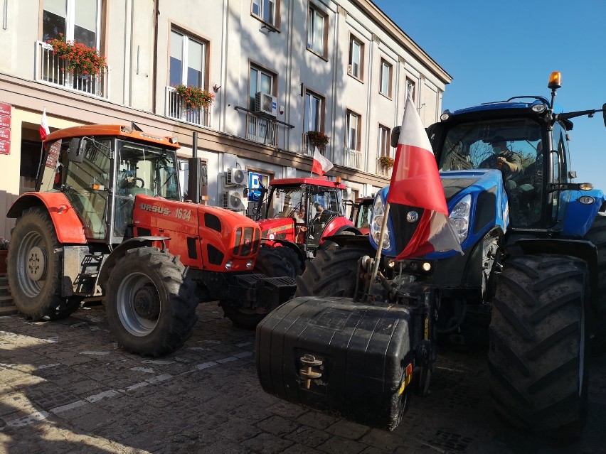 Dziś (28 października) protest trwa rolników w Grudziądzu,...