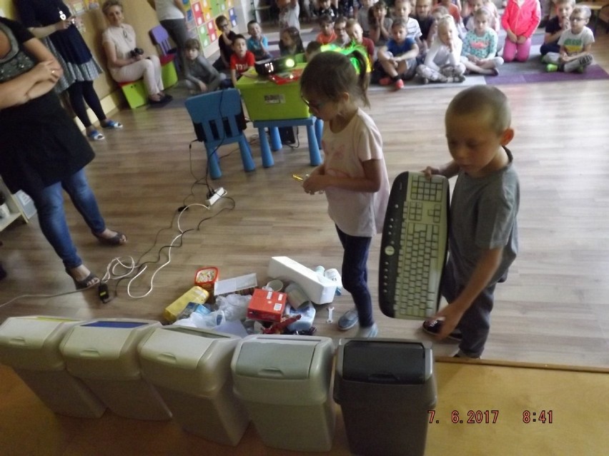 Maluchy z Przedszkola nr 3 „Słoneczne” w Pleszewie uczyły się segregacji odpadów