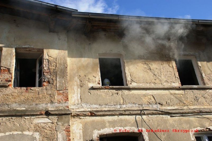 Pożar w Zaborowicach strażacy gasili w środę 14 maja....