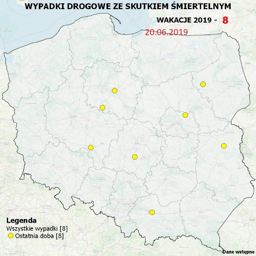 Ludzie giną na drogach. Kierowcy noga z gazu - zobaczcie na mapę wypadków drogowych