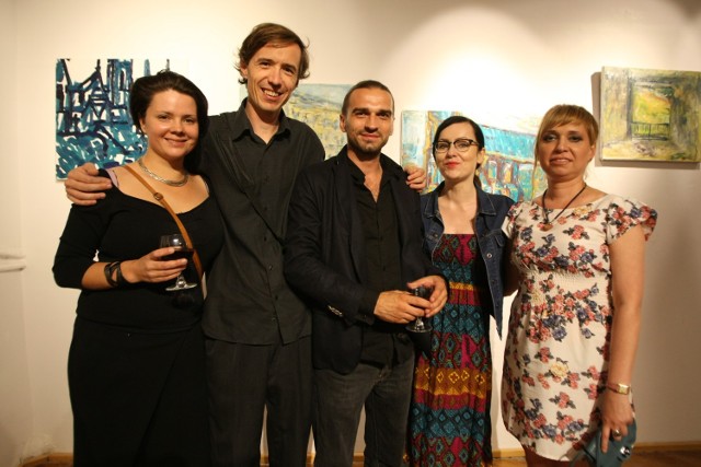 Od lewej: Anna Biela, Piotr Gardecki, Daniel Borucki, Ewa Pańczyk-Hołubiec, Katarzyna Cupiał