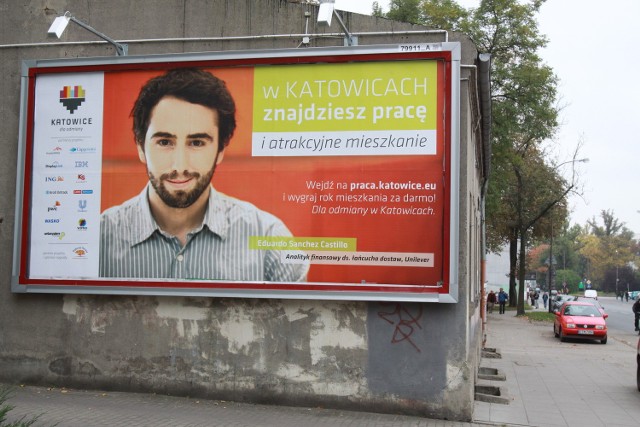Katowice szukają pracowników przez billboardy