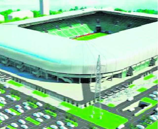 Tak będzie wyglądał nowy stadion w Tychach. Pomieści 15 tys. osób