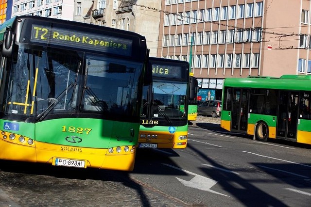 Autobusy w Poznaniu zostały ocenione na 3,2.