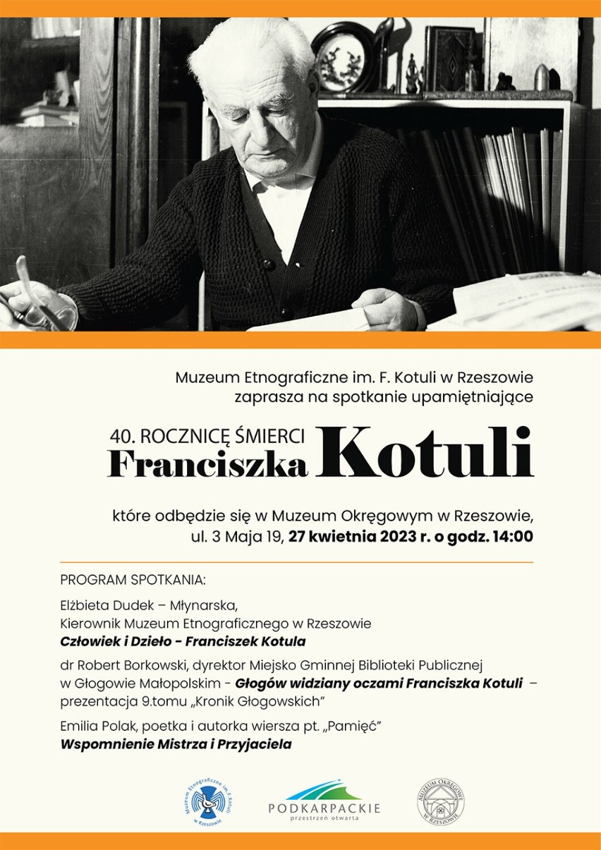 40. rocznica śmierci Franciszka Kotuli, patrona Muzeum Etnograficznego w Rzeszowie