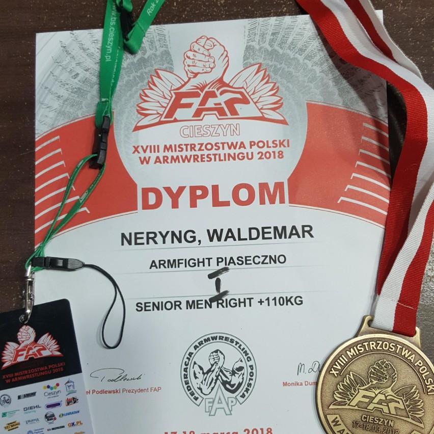 Mistrzostwa Polski 2018 w Armwrestlingu w Cieszynie