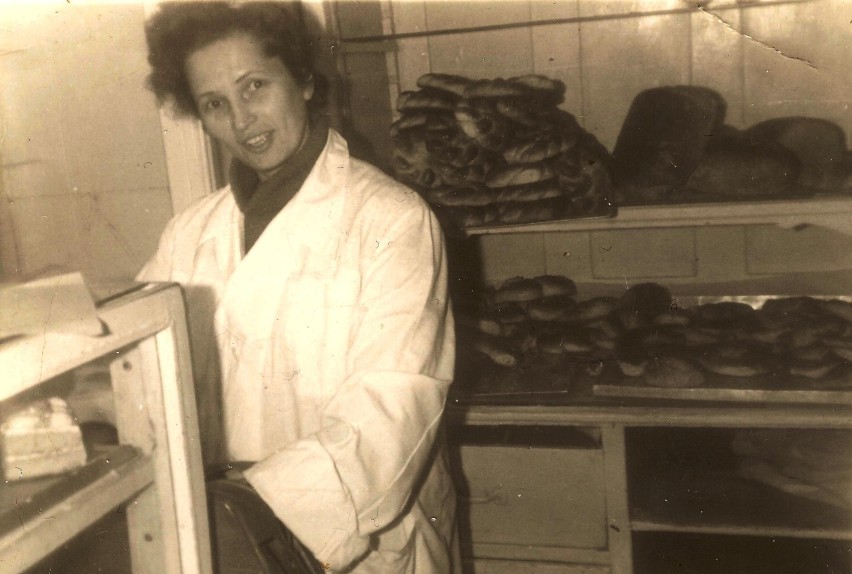 Pani Janina Grzegorek, ciastkarnia Poznańska lata 60-te