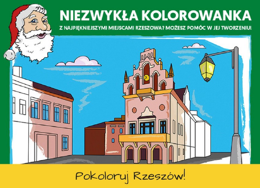 Powstanie niezwykła kolorowanka. Z Rzeszowem w roli głównej