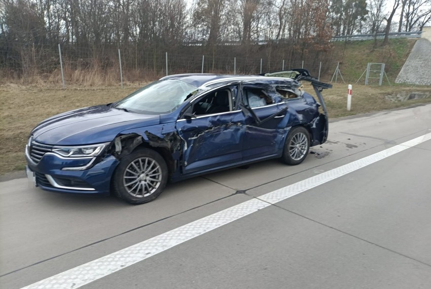 Wypadek na autostradzie A4 pod Wrocławiem, droga jest...