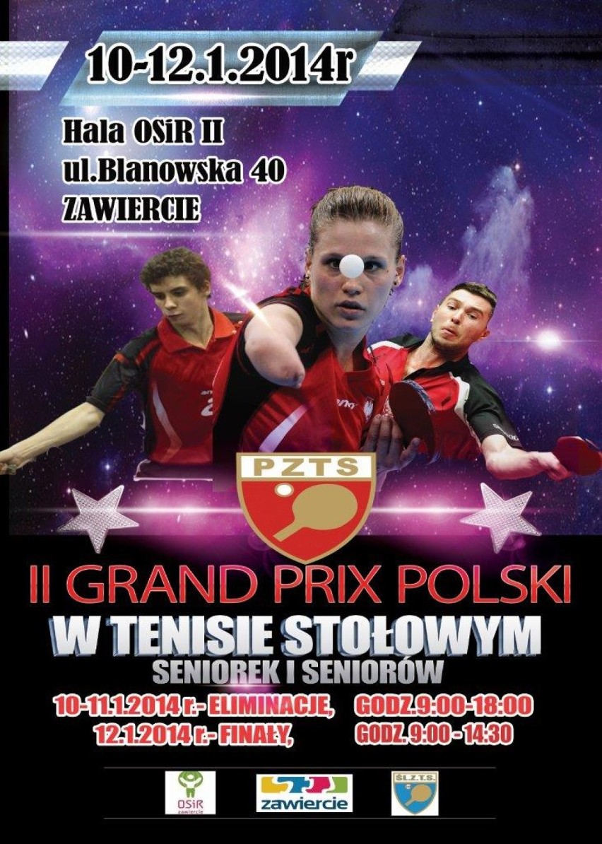 Grand Prix Polski w tenisie stołowym w Zawierciu