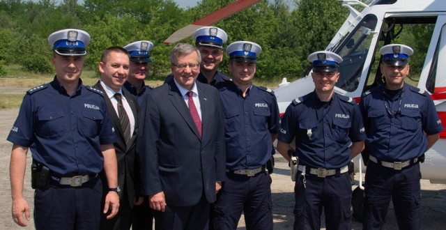 Lubuscy policjanci zabezpieczali Prezydenta RP