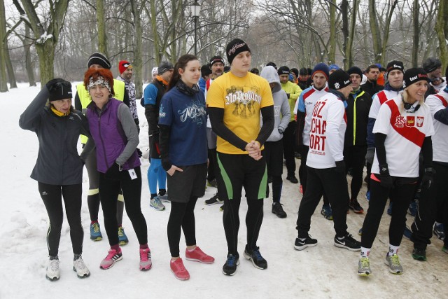 Parkrun Łódź w parku Poniatowskiego - 21 stycznia 2017