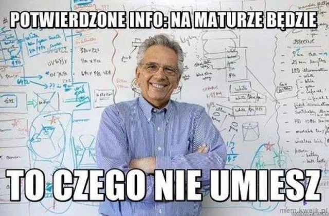 Trwają matury. Egzamin z języka polskiego, z matematyki, z języka... Po ogromnym stresie trzeba odreagować - wybraliśmy dla Was najśmieszniejsze memy o maturze, obejrzyjcie i pośmiejcie się! 


Flash INFO, odcinek 13 - najważniejsze informacje z Kujaw i Pomorza.

