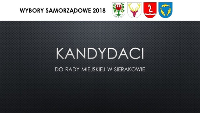 Wybory Samorządowe 2018: Kandydaci do Rady Miejskiej w Sierakowie