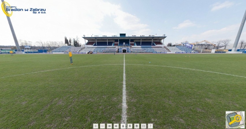 Budowa Stadionu Górnika Zabrze: Panorama z marca [ZDJĘCIA]