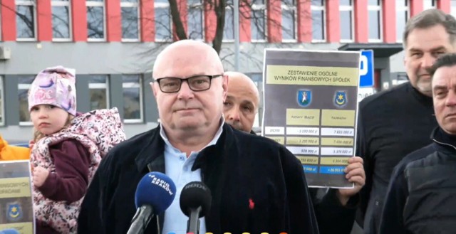 Ryszard Nowak rozlicza miejskie spółki. Mówi o bankructwie i podwyżkach cen dla mieszkańców