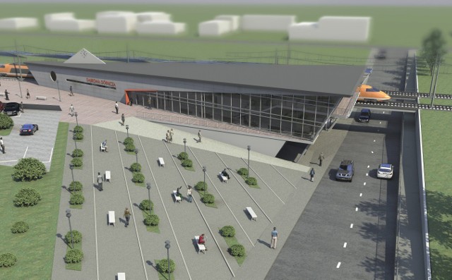 Tomasz Pytel proponuje budowę nowego, niewielkiego dworca PKP wzdłuż obecnej linii kolejowej