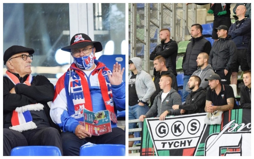 Podbeskidzie - GKS Tychy 0:0. Zobacz ZDJĘCIA KIBICÓW. Fani obu klubów kibicowali na Stadionie Miejskim w Bielsku-Białej