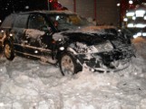 Wypadek w Sarnowej. Zderzyły się dwa samochody [ZDJĘCIA]