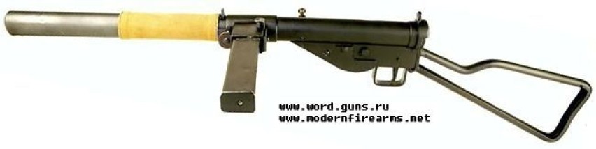 STEN Mk.IIS (STEN Mark 2 Silenced/Z tłumikiem) submachine...