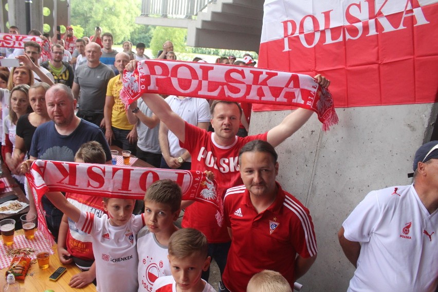 Mecz Irlandia - Polska w strefie kibica Zabrze