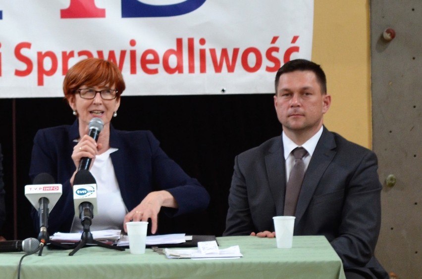 Minister Elżbieta Rafalska w Biłgoraju.