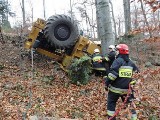 Bilsko: zginął przygnieciony walcem drogowym [ZDJĘCIA]