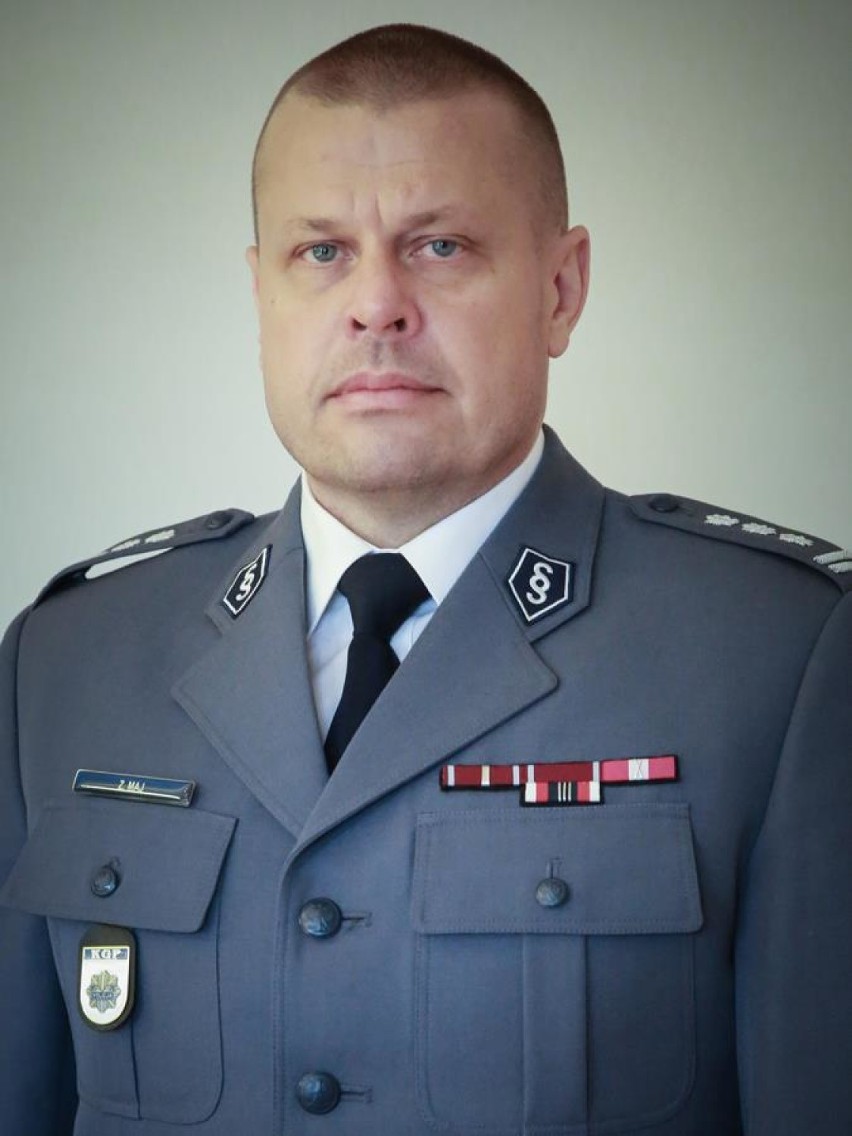 Kaliszanin Zbigniew Maj, komendant główny policji