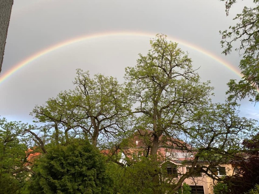 Wtorkowa tęcza nad Gorzowem. Też ją widzieliście? Była...