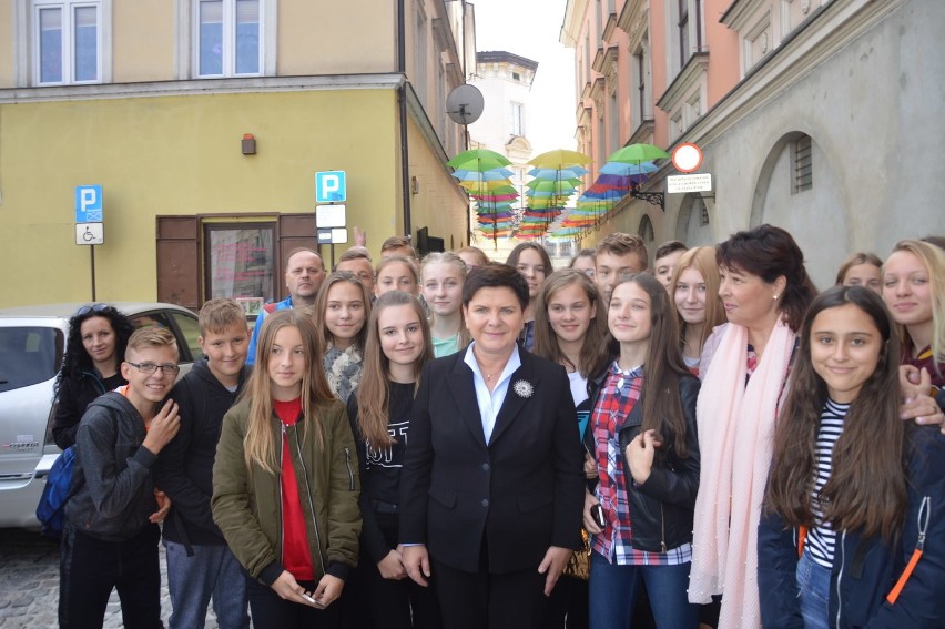 Wybory 2018 w Tarnowie. Beata Szydło spotkała się z mieszkańcami