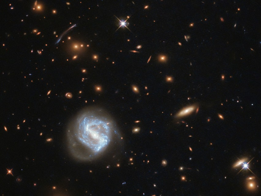 Rojące się galaktyki tworzą grupy i gromady, np. Droga...