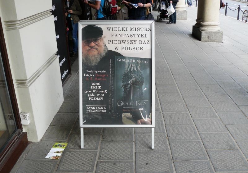 George R.R. Martin podpisywał książki w Poznaniu [ZDJĘCIA, WIDEO]