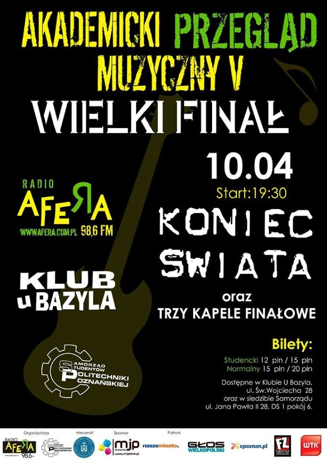 Akademicki Przegląd Muzyczny: artyści powalczą o miejsce w finale w klubie u Bazyla