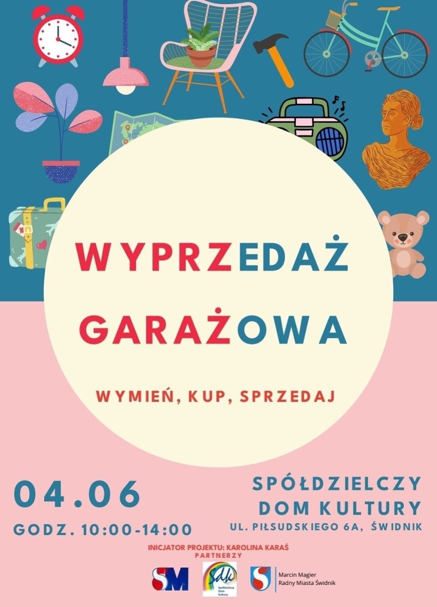 Mieszkańcy będą mogli wymieniać swoje rzeczy lub je sprzedać. Przed nami pierwsza wyprzedaż garażowa w Świdniku